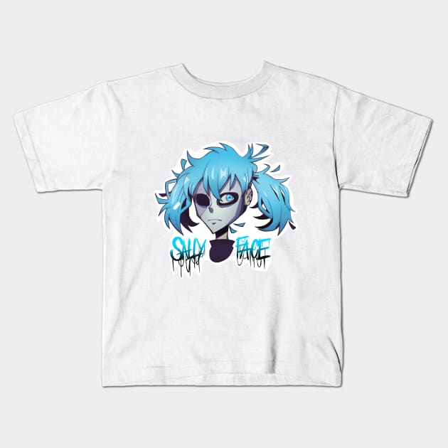 Sall Face Kids T-Shirt by Coleoptopus